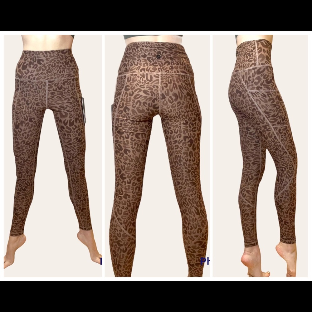 🎉HP🎉🥵Leopard Print Pocket Leggings XS NWT